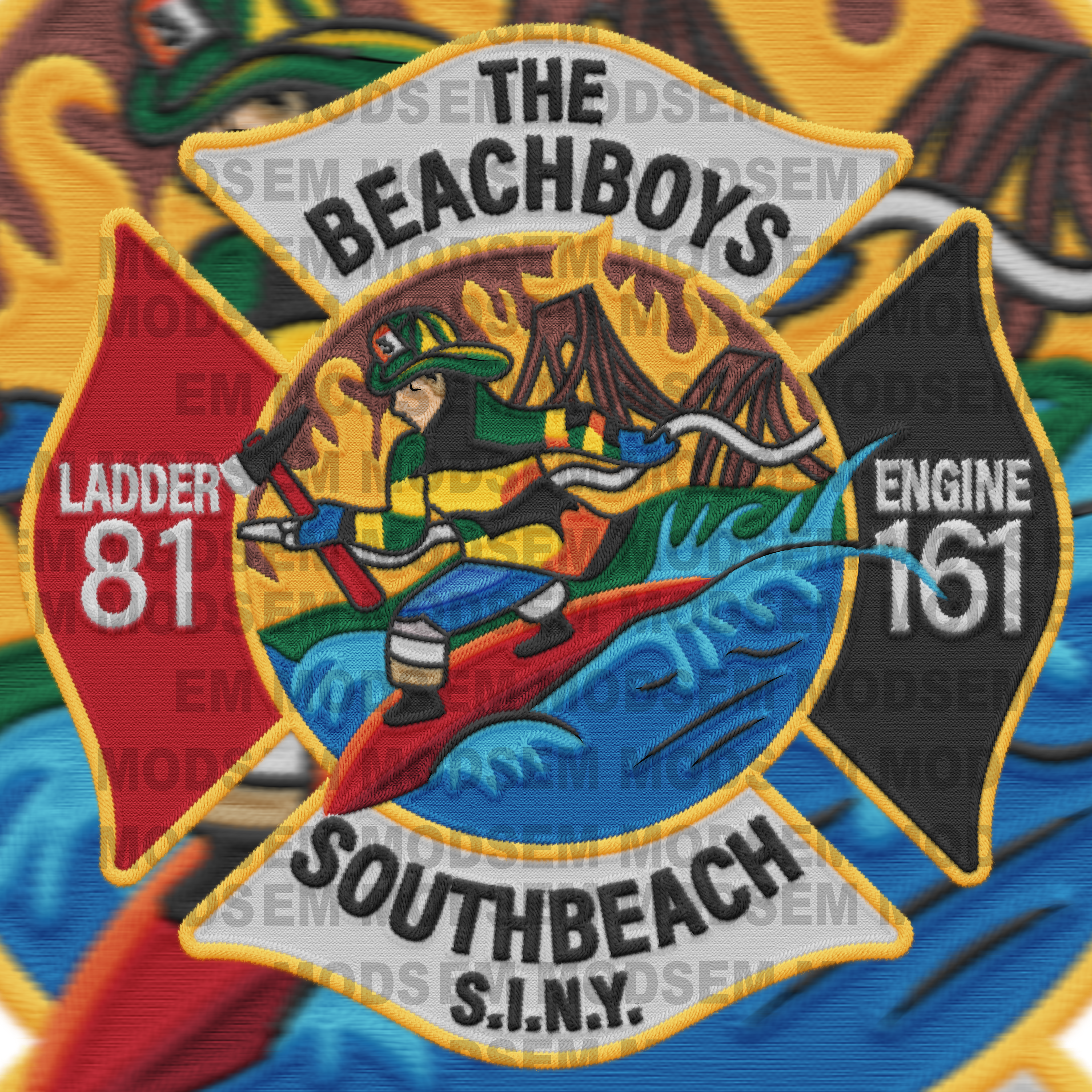 Beach Boys South Beach Fire Patch 